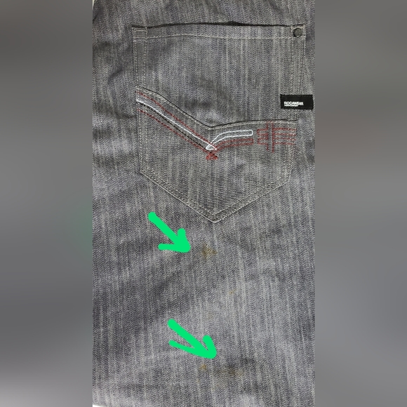 Rocawear R+, original fit men's jeans. 40x32,NWOT, cool Y2K vibe - Picture 8 of 14